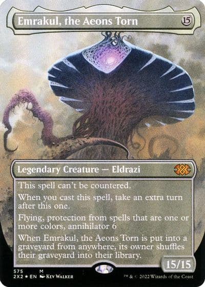 Emrakul the Aeons Torn Textured Foil Double Masters 2022 Magic card