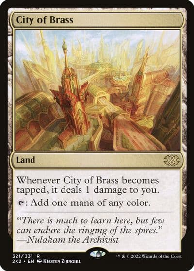 City of Brass Double Masters 2022 Magic card