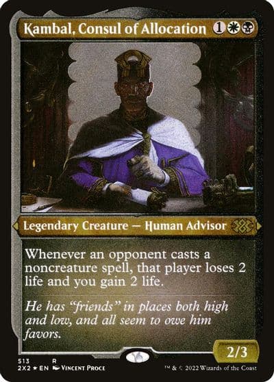 Kambal Consul of Allocation Foil Etched Double Masters 2022 Magic card