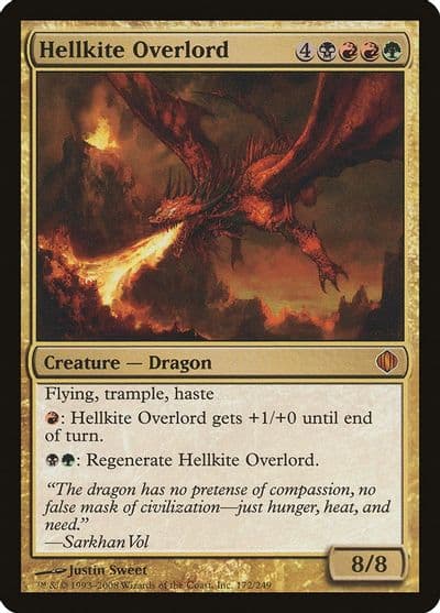 Hellkite Overlord Shards of Alara Magic card