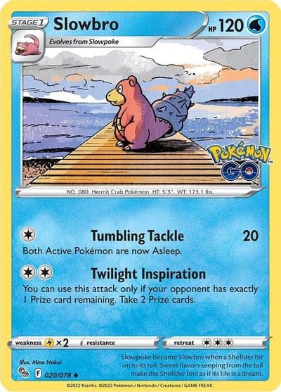 Slowbro Pokemon GO Pokemon card
