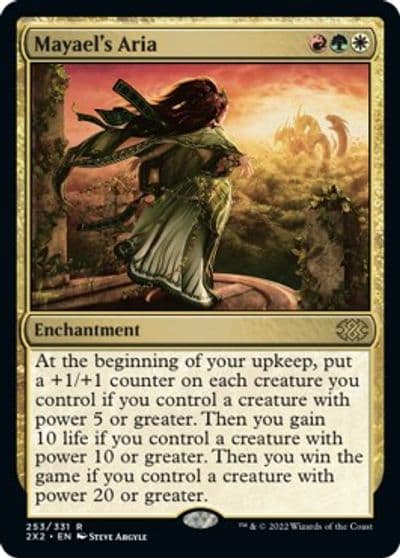 Mayaels Aria Double Masters 2022 Magic card