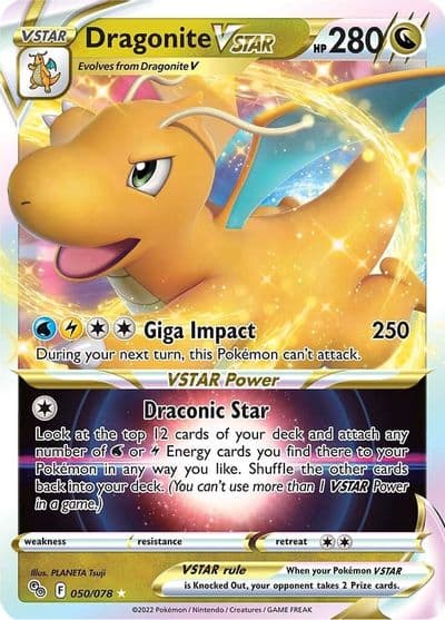 Dragonite VSTAR Pokemon GO Pokemon card