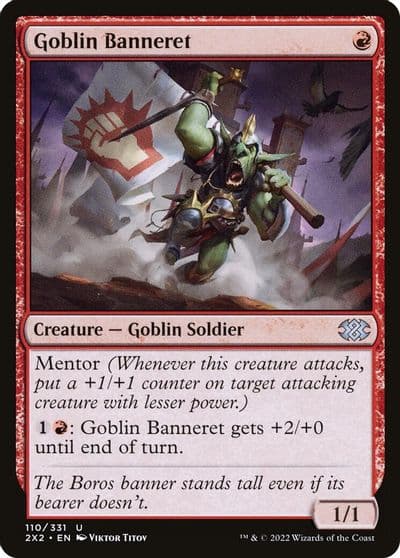 Goblin Banneret Double Masters 2022 Magic card