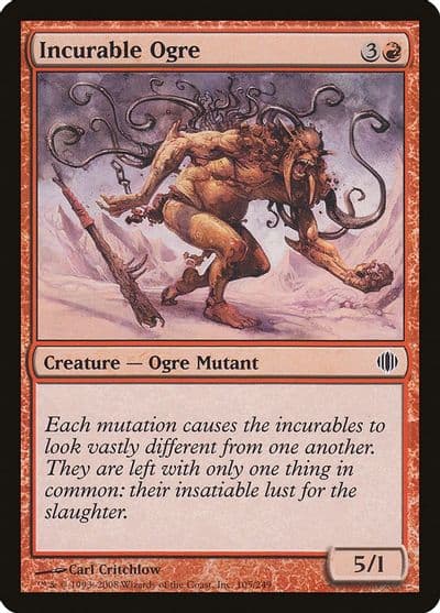 Incurable Ogre Shards of Alara Magic card