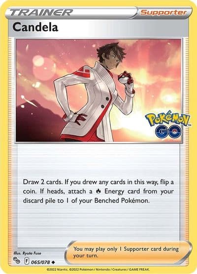 Candela Pokemon GO Pokemon card