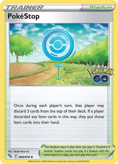 PokeStop Pokemon GO Pokemon card