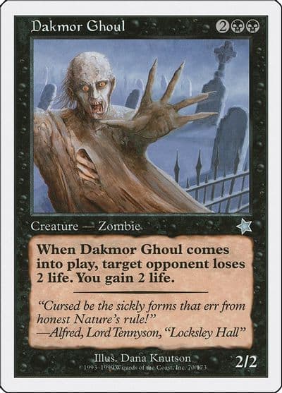Dakmor Ghoul Starter 1999 Magic card