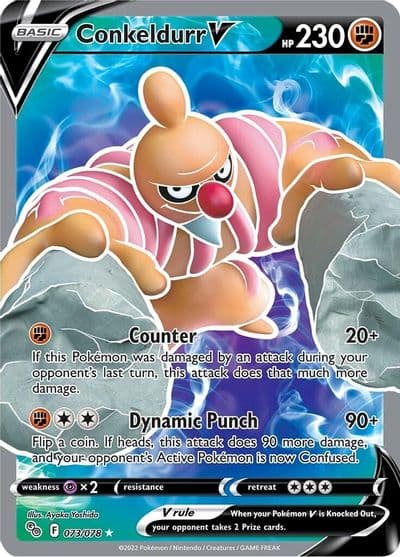 Conkeldurr V (Full Art) Pokemon GO Pokemon card
