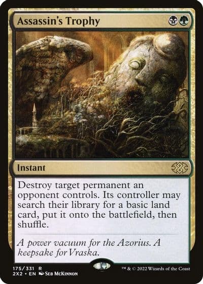Assassins Trophy Double Masters 2022 Magic card