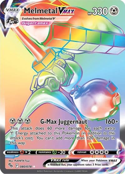 Melmetal VMAX (Secret) Pokemon GO Pokemon card
