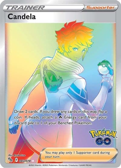 Candela (Secret) Pokemon GO Pokemon card