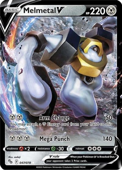 Melmetal V Pokemon GO Pokemon card