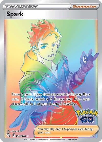 Spark (Secret) Pokemon GO Pokemon card