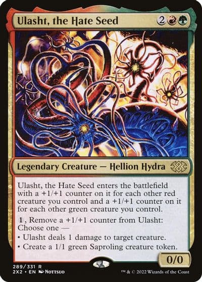 Ulasht the Hate Seed Double Masters 2022 Magic card