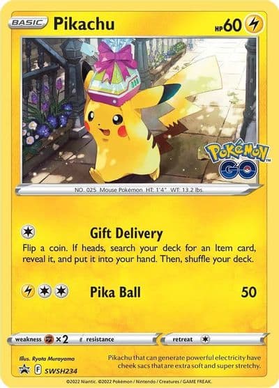 Pikachu - SWSH234 SWSH: Sword & Shield Promo Cards Pokemon card