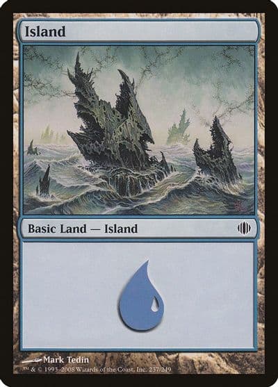 Island 237 Shards of Alara Magic card