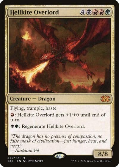 Hellkite Overlord Double Masters 2022 Magic card