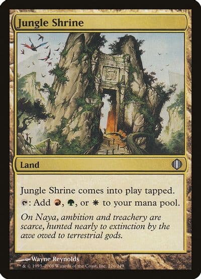 Jungle Shrine Shards of Alara Magic card
