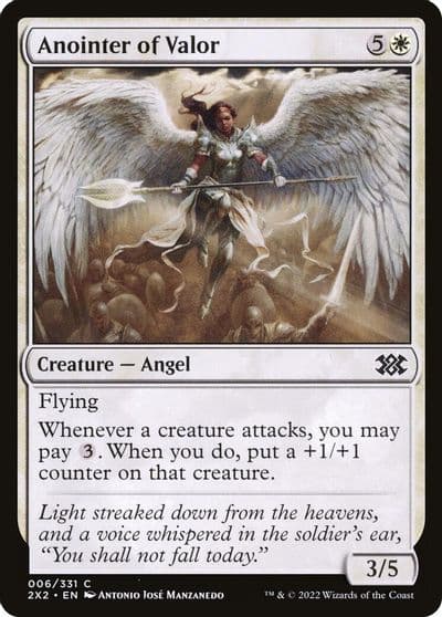 Anointer of Valor Double Masters 2022 Magic card