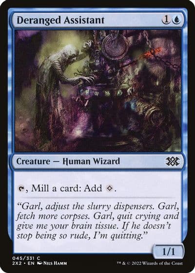 Deranged Assistant Double Masters 2022 Magic card