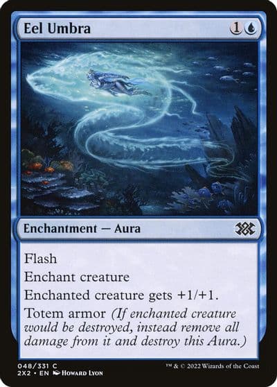 Eel Umbra Double Masters 2022 Magic card