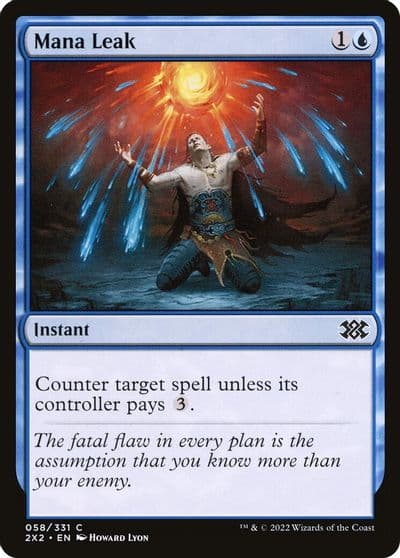 Mana Leak Double Masters 2022 Magic card