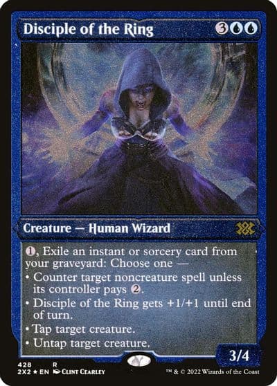 Disciple of the Ring Foil Etched Double Masters 2022 Magic card