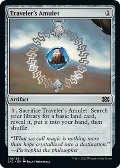 Travelers Amulet Double Masters 2022 Magic card