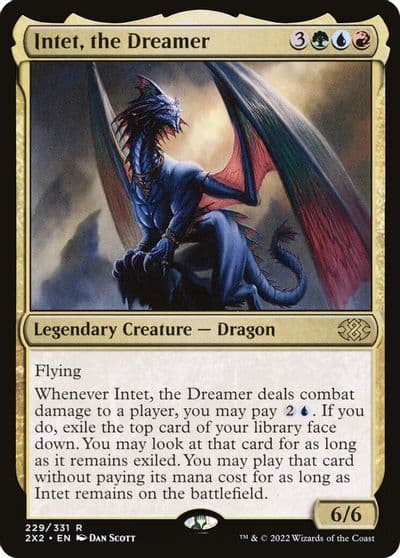 Intet the Dreamer Double Masters 2022 Magic card