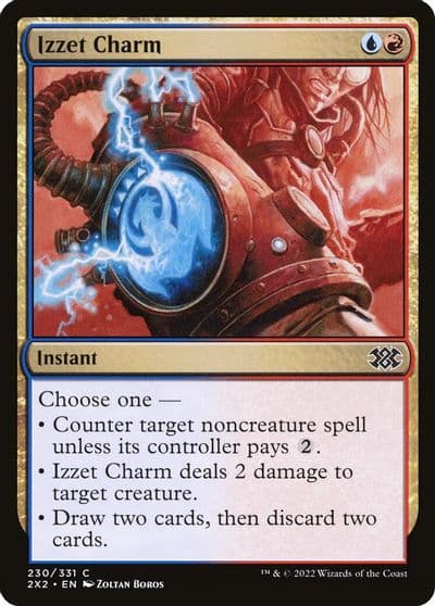 Izzet Charm Double Masters 2022 Magic card
