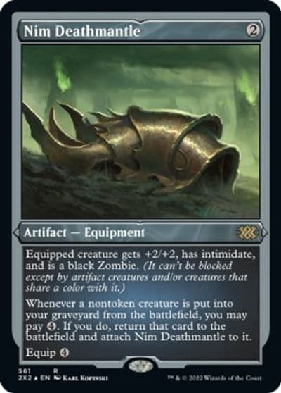 Nim Deathmantle Foil Etched Double Masters 2022 Magic card