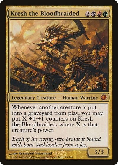 Kresh the Bloodbraided Shards of Alara Magic card