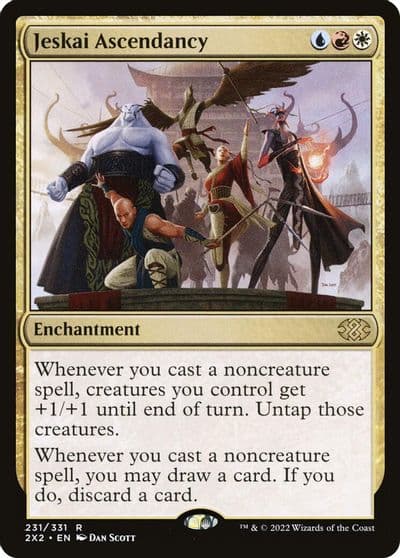 Jeskai Ascendancy Double Masters 2022 Magic card