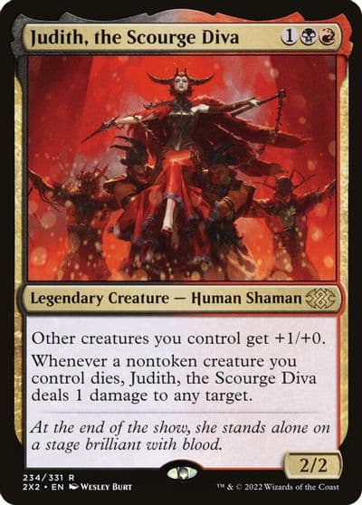 Judith the Scourge Diva Double Masters 2022 Magic card