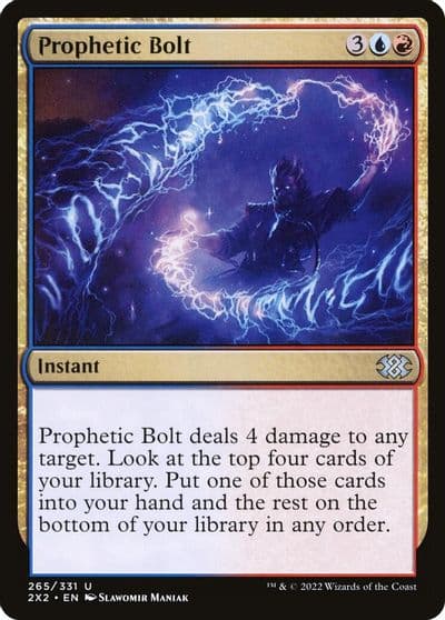 Prophetic Bolt Double Masters 2022 Magic card