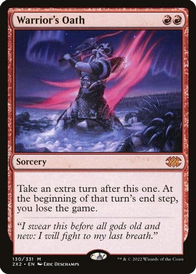 Warriors Oath Double Masters 2022 Magic card