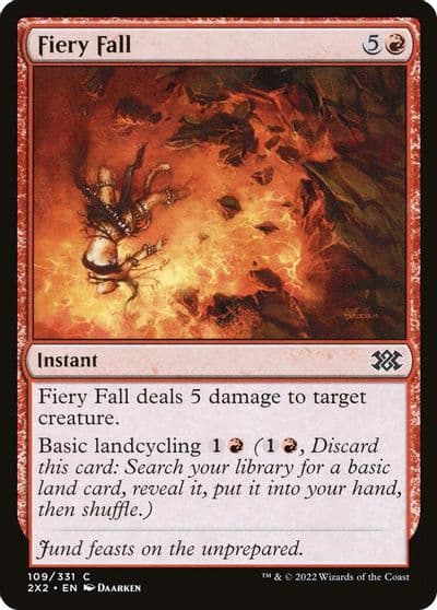Fiery Fall Double Masters 2022 Magic card