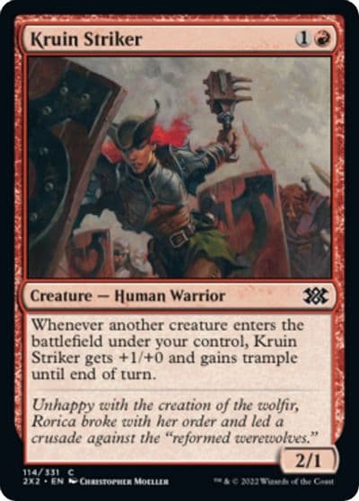 Kruin Striker Double Masters 2022 Magic card