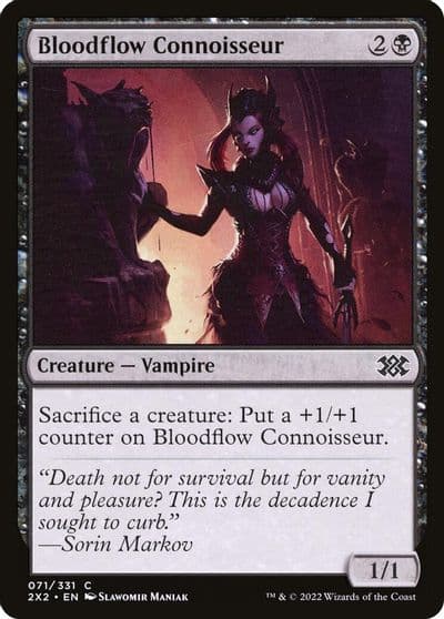 Bloodflow Connoisseur Double Masters 2022 Magic card