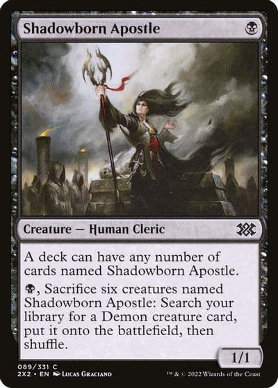 Shadowborn Apostle Double Masters 2022 Magic card