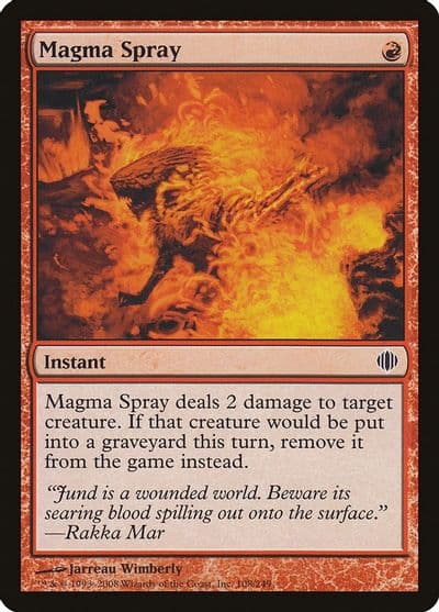 Magma Spray Shards of Alara Magic card