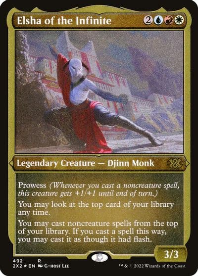 Elsha of the Infinite Foil Etched Double Masters 2022 Magic card