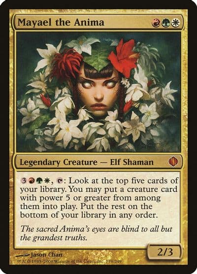 Mayael the Anima Shards of Alara Magic card