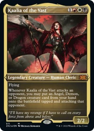 Kaalia of the Vast Foil Etched Double Masters 2022 Magic card