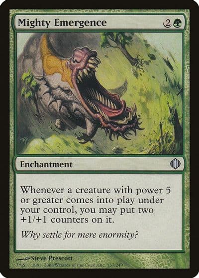 Mighty Emergence Shards of Alara Magic card