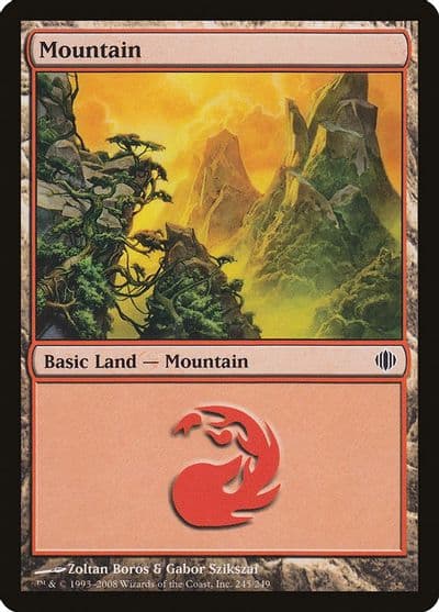 Mountain 245 Shards of Alara Magic card