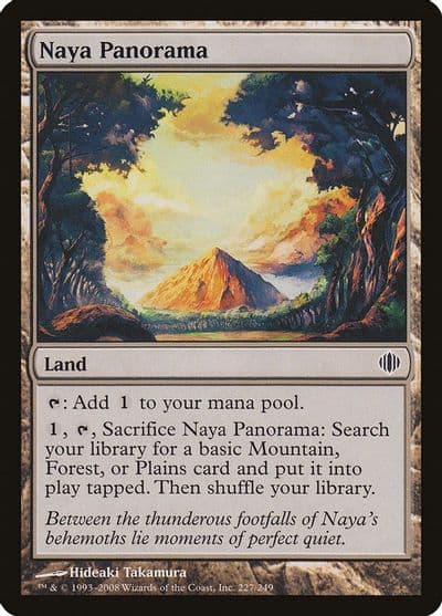 Naya Panorama Shards of Alara Magic card