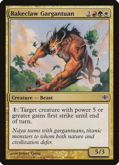 Rakeclaw Gargantuan Shards of Alara Magic card