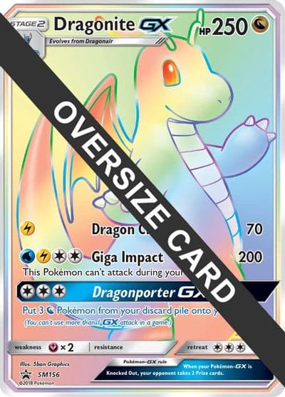 Dragonite GX - SM156 Jumbo Cards Pokemon card